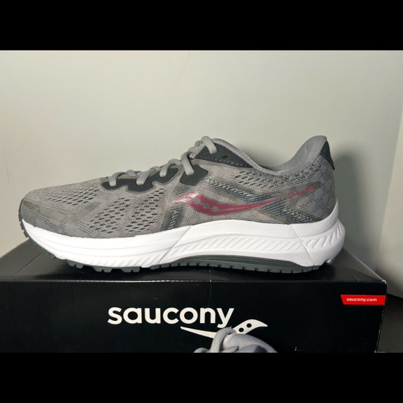 Saucony Omni 20 Running Shoes Sneakers Alloy/Quartz Womans Size 10 - Picture 8 of 15